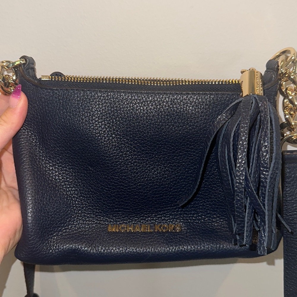 Michael Kors Crossbody, mini, navy blue